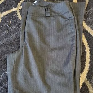 New York & Company gray pinstripe dress pants